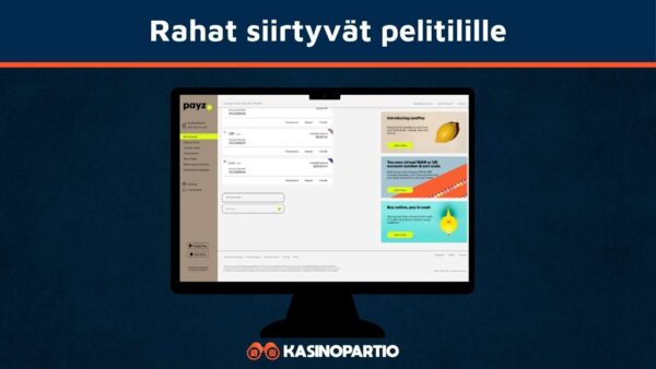 ecoPayz talletus siirtyy pelitilille