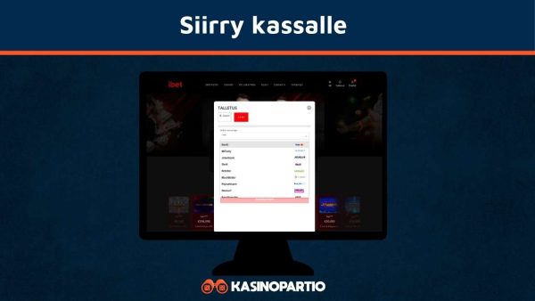 Siirry Paytrail-kasinon kassalle