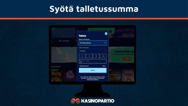 Syötä Google Pay -talletussumma