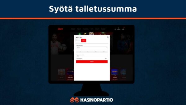 Syötä Klarna-talletussumma
