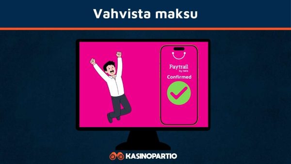Vahvista Paytrail-maksu ruudusta