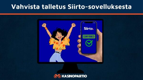 Avaa Siirto-sovellus ja vahvista talletus