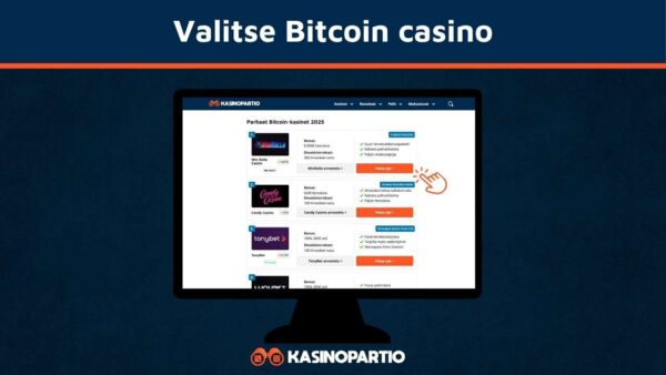Valitse Bitcoin casino