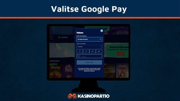 Valitse Google Pay maksutavaksi