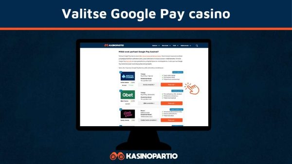Valitse Google Pay casino
