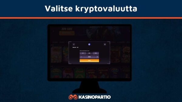 Valitse kryptovaluutta
