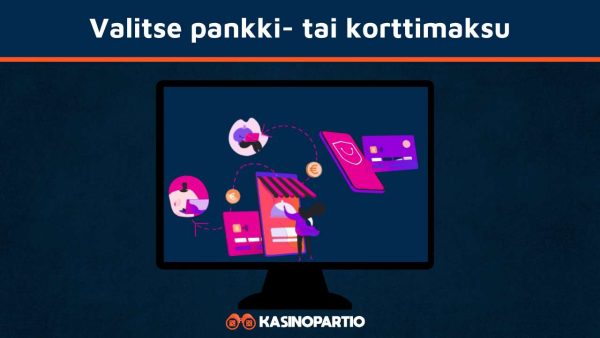Valitse Paytrailista pankki- tai korttimaksu