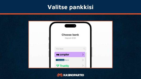 Valitse oma pankkisi listalta