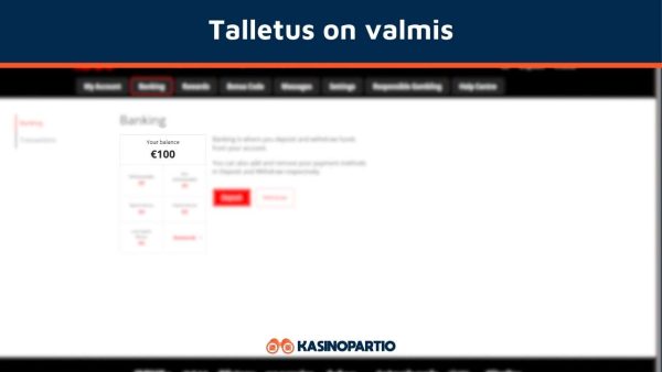 Skrill-talletus on valmis