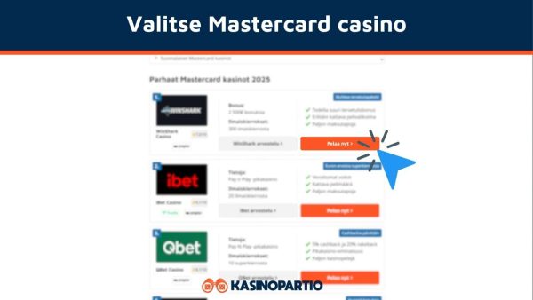 Valitse Mastercard casino