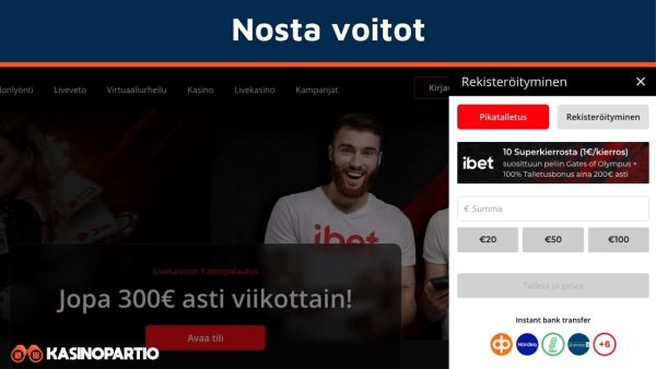 Nosta nettikasino voitot
