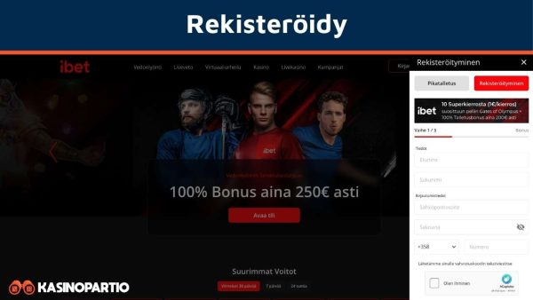 Rekisteröidy parhaalle kasinolle