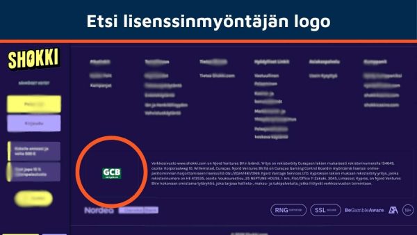Etsi Curacaon-lisenssin logo