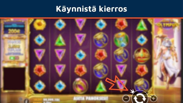 Käynnistä kolikkopelin pelikierros