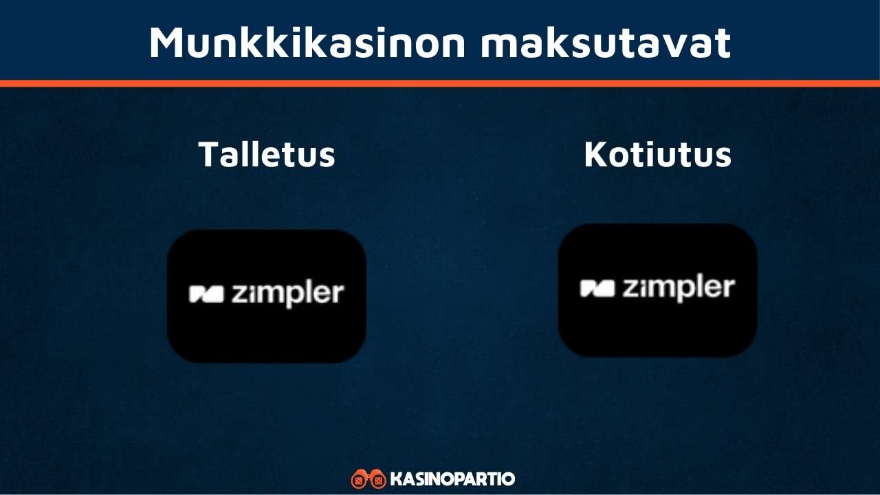 Munkkikasinon maksutavat