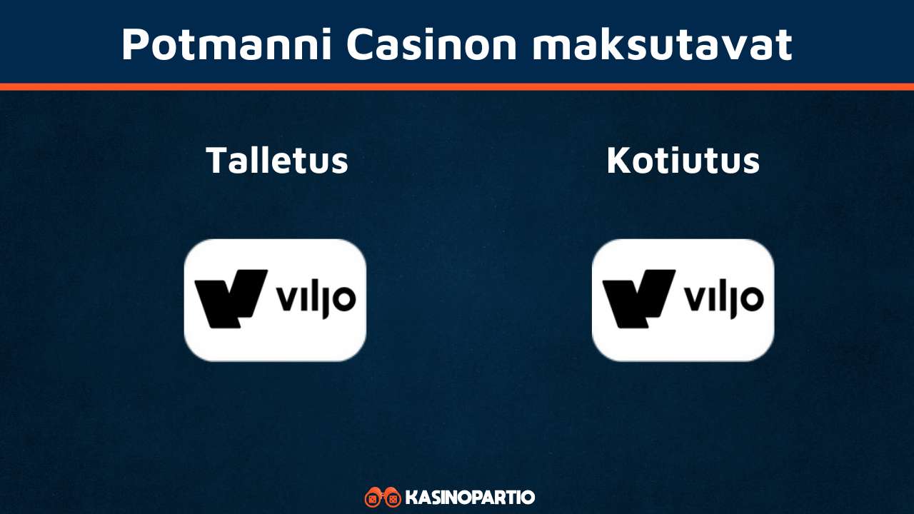 Potmannin maksutavat