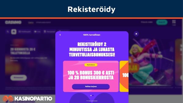 Rekisteröidy nettipokerisivustolle