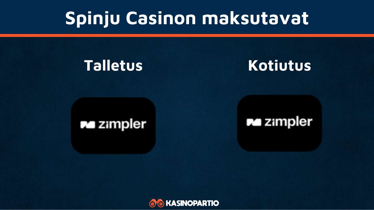 Spinju Casinon maksutavat