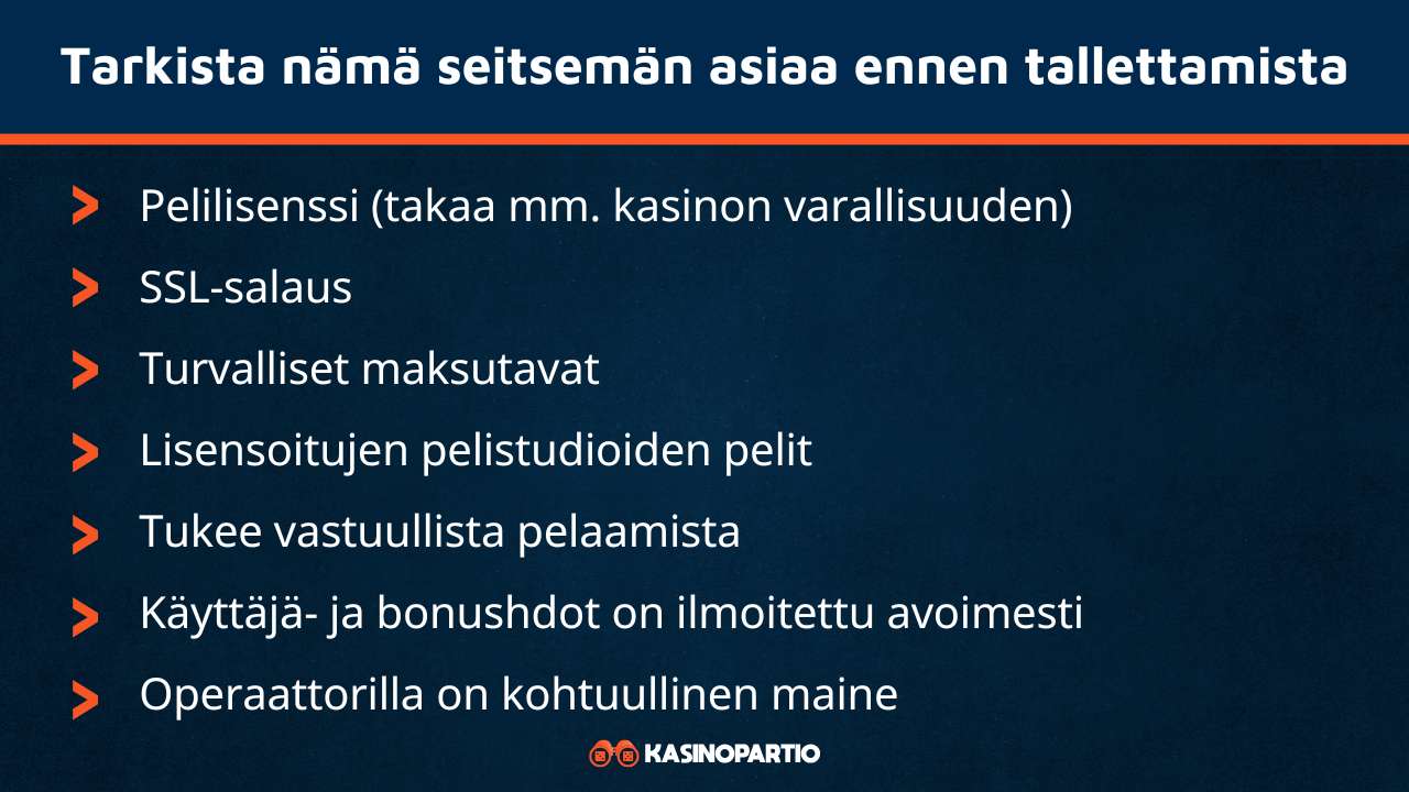 Ovatko uhkapelikasinot turvallisia