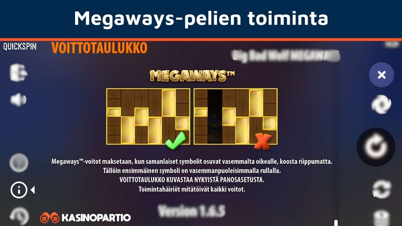 Megaways pelit toimivat näin