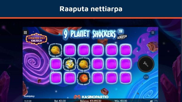 raaputa nettiarpa