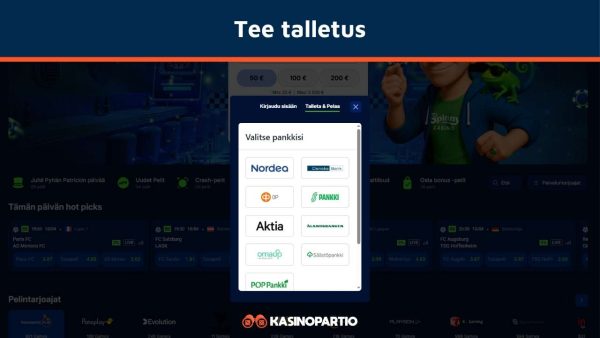 talleta ja osta raaputusarpa