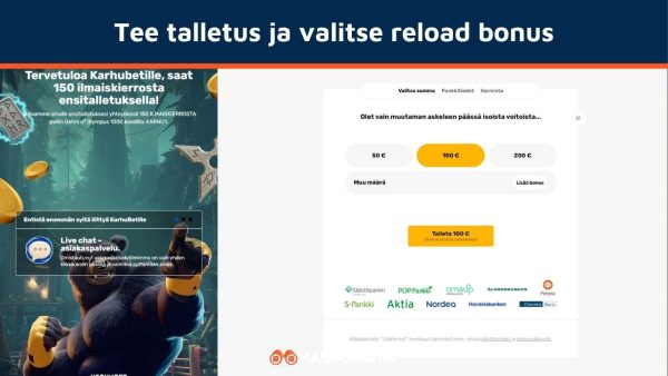 valitse reload bonus