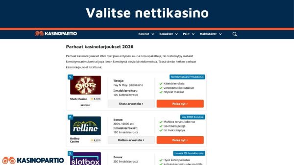 valitse nettikasino