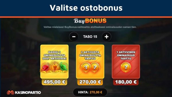 Valitse ostobonus