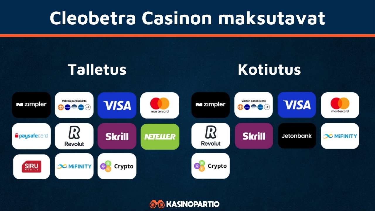 Smash Casino maksutavat