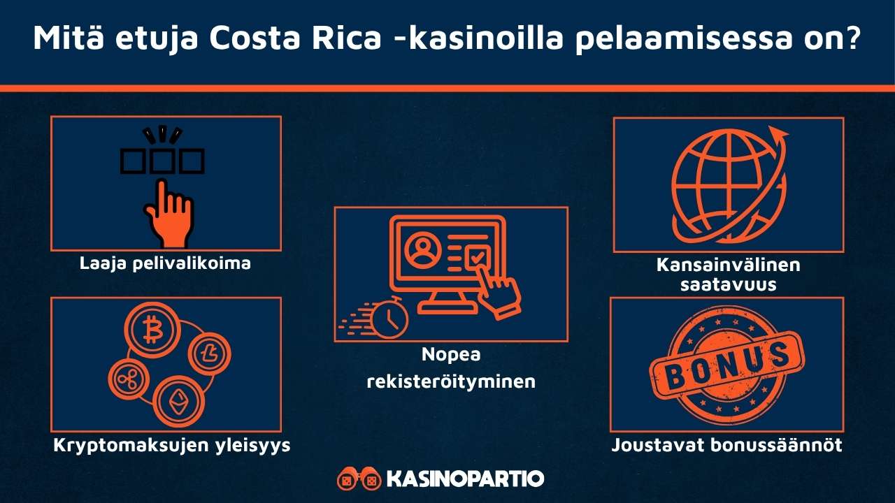 costa rica casinos benefits