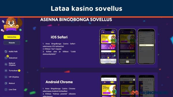 Lataa kasino sovellus
