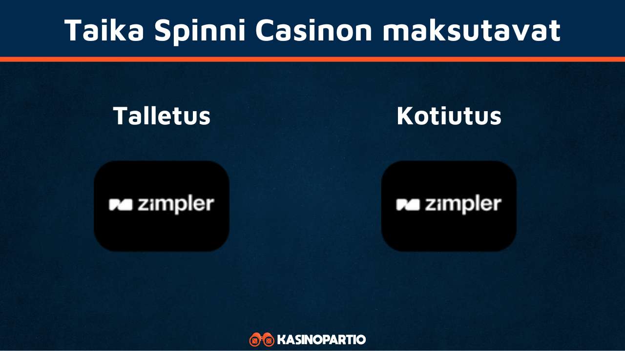 Taika Spinni Casino maksutavat