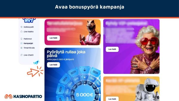 avaa bonuspyörä