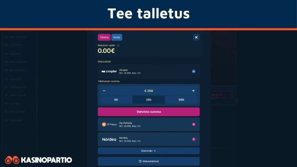 Talleta ilmaiskierroksia varten