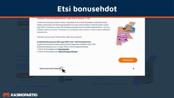 etsi bonusehdot