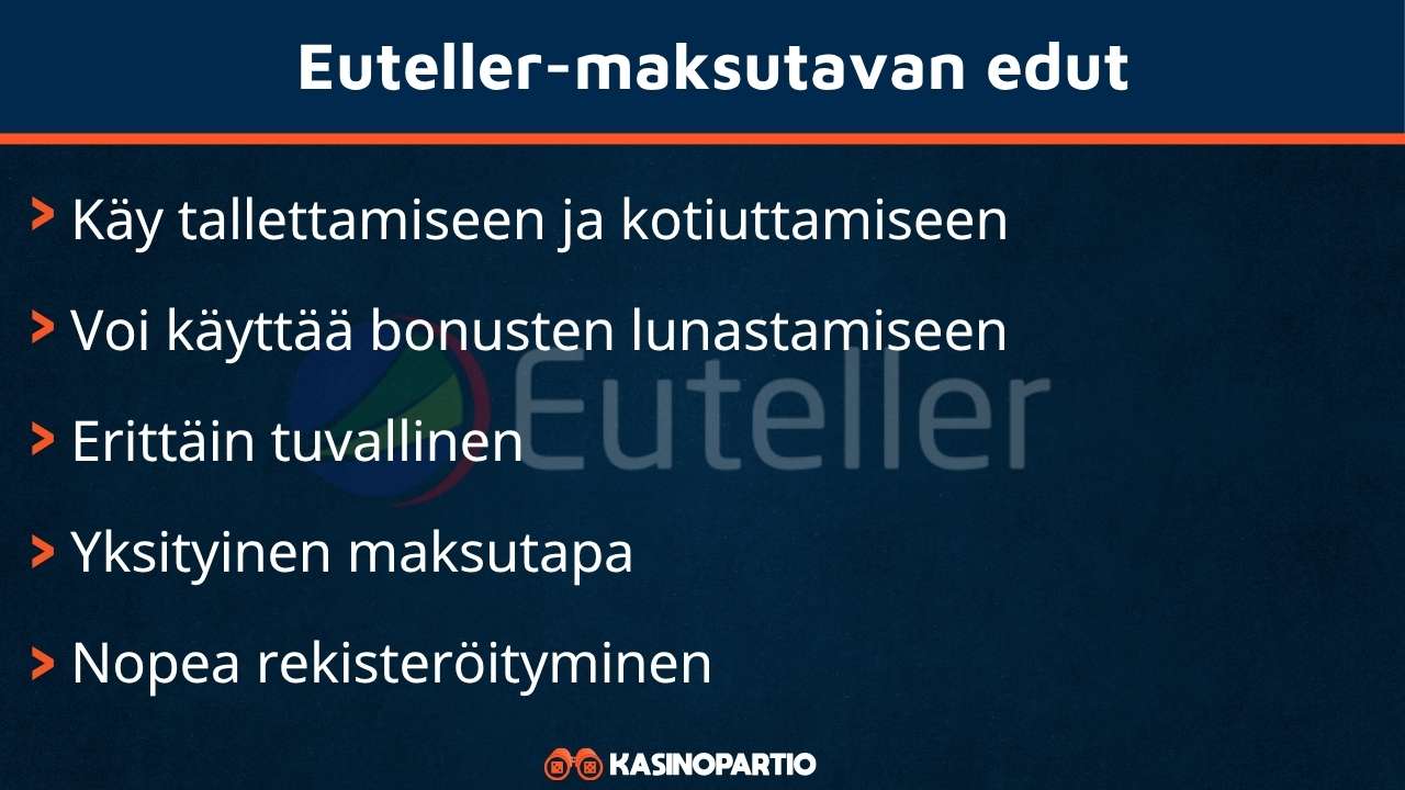 Euteller maksutavan edut