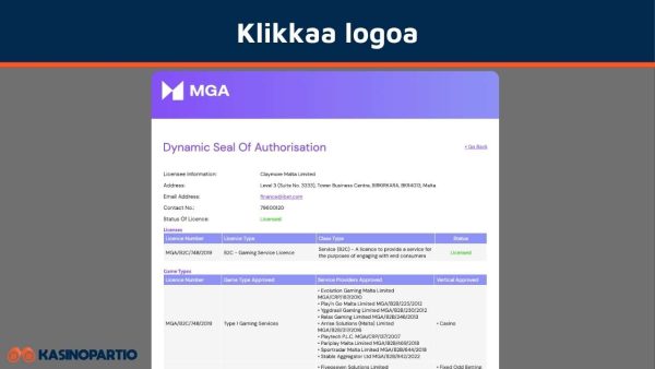 klikkaa mustan listan nettikasinot