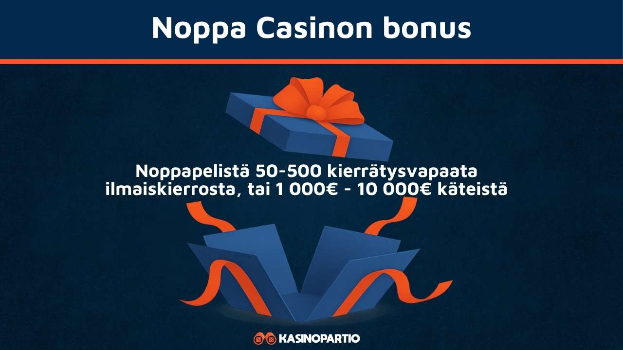 Noppa Casinon bonus