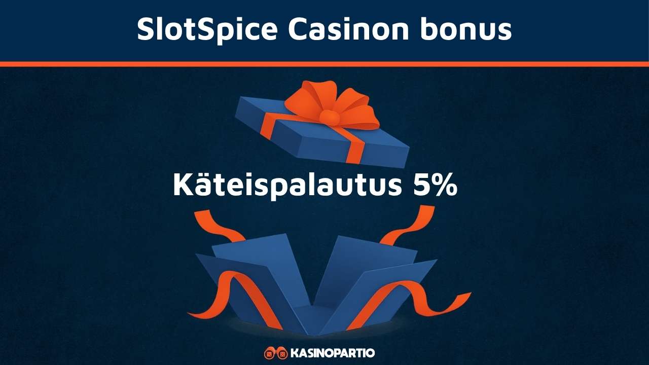 SlotSpice Casinon cashbackbonus