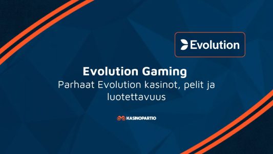 Evolution Gaming: parhaat Evolution kasinot, pelit ja luotettavuus