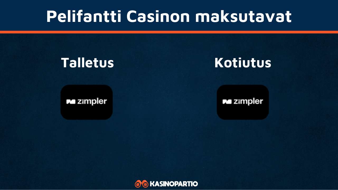 Pelifantti kasino maksutavat