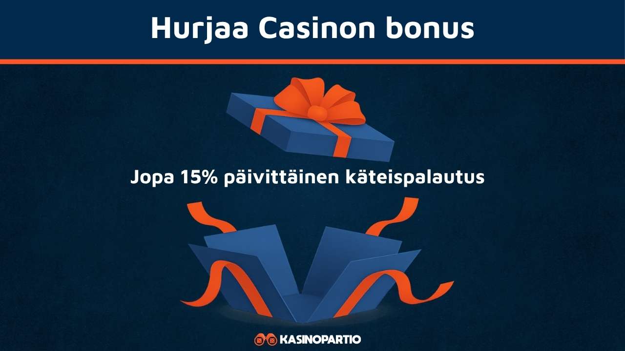 Hurjaa kasinon käteispalautus bonus