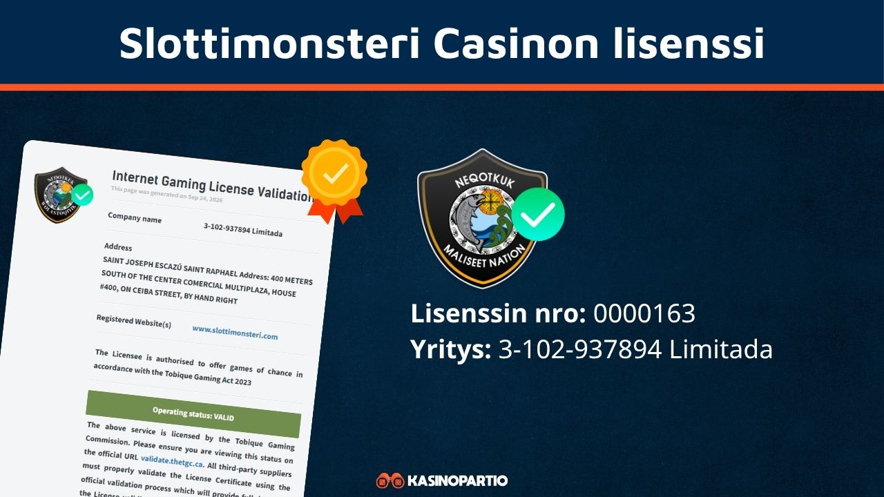 SlottiMonsteri Casino maksutavat
