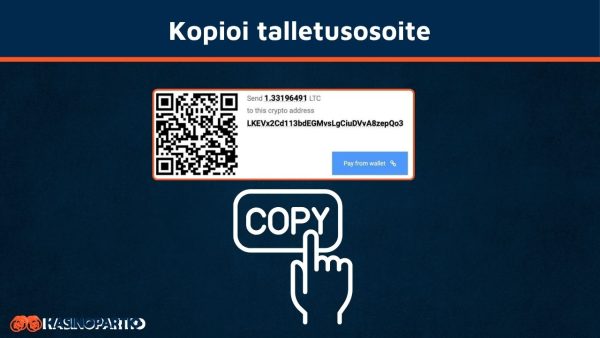 Kopioi-talletusosoite