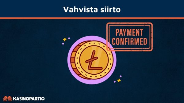 vahvista siirto