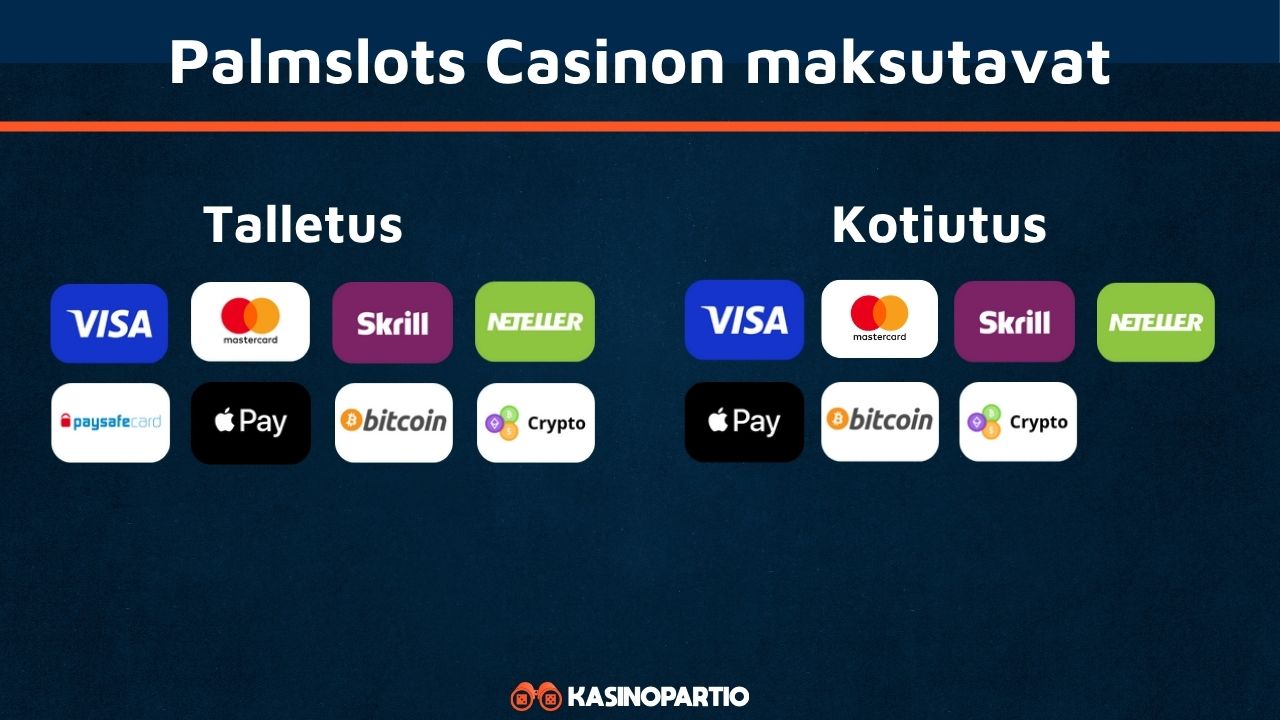palmslots kasinon maksut